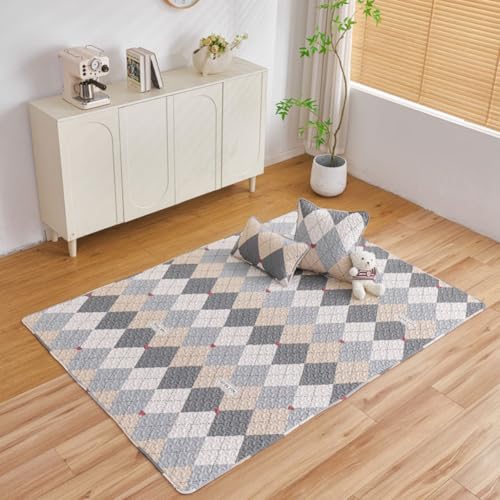 Xabelle �I�[���R�b�g������J�[�y�b�g �� 90��120cm �v���C�}�b�g �x�r�[ �L���e�B���O �R�b�g�� �􂦂� ���O �}�b�g �Ԃ���� �q������ �v���C���[�h �~�� ���Q ����~�� �唻 �܂肽���� �o�Y�j�� ����h�~ �I�[���V�[�Y�� �k�� �C��