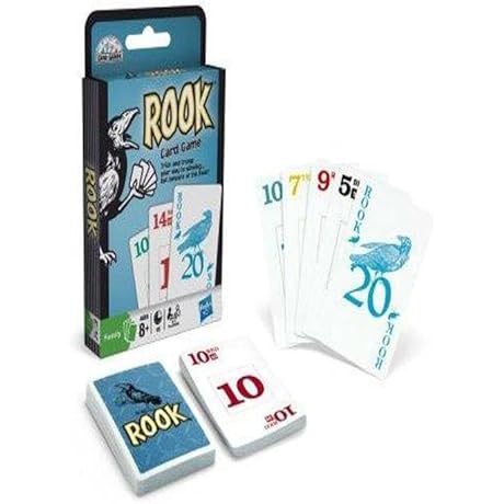 Plastic Rook Card Game by Hasbro - The Traditional Game of Strategy and Skill
