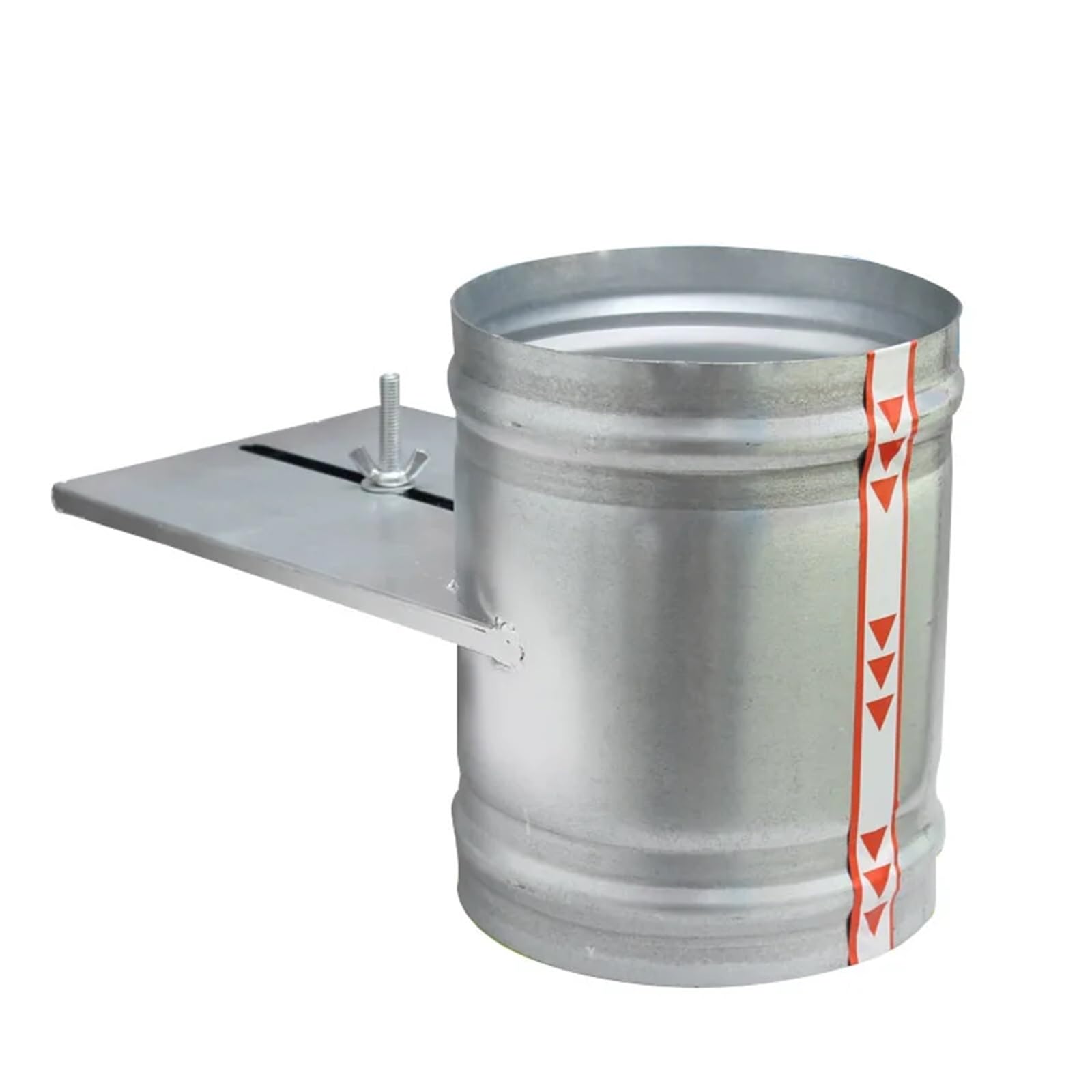 Valvola di ritegno motorizzata valvola aria serranda for tubo da 3/4/5/6/8 pollici 80/100/125/150/200mm con scheda zincata(Zinc,OD150MM)