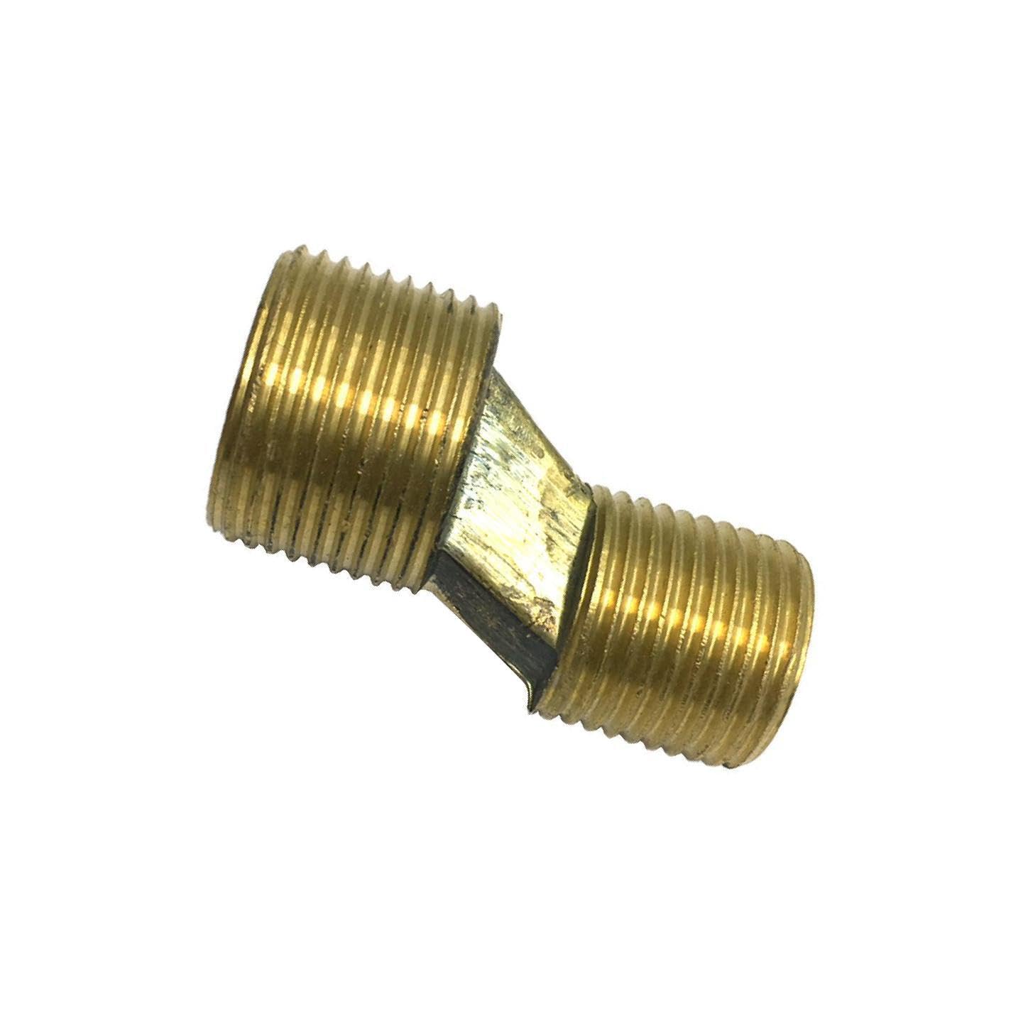 TWISAXC Versatile 90 Degree Elbow Connector Crafted Brass Reliable Male Thread Adapter for Any Project Durable and Sturdy. Male Thread Elbow Adapter Coupler