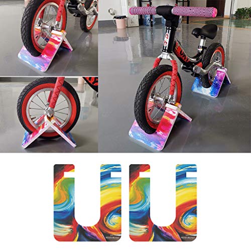 Suporte de bicicleta dobrável para equilíbrio de bicicleta infantil F Fityle 2X para bicicleta infan