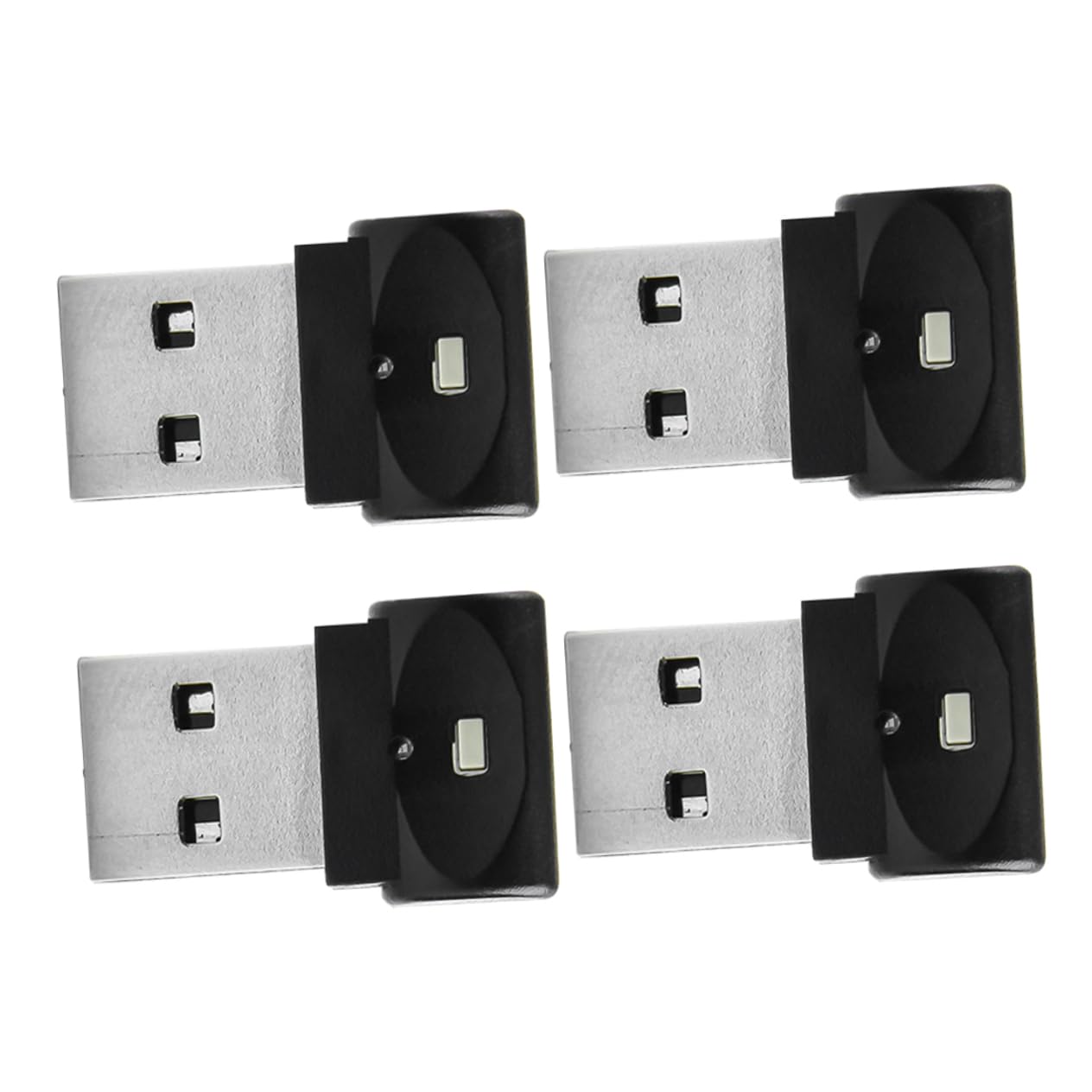 GANAZONO 4pcs Car Usb Mini Usb Atmosphere Led Lamp for Interior Decoration Lightweight and Portable Soft Flicker Design for Warm Driving