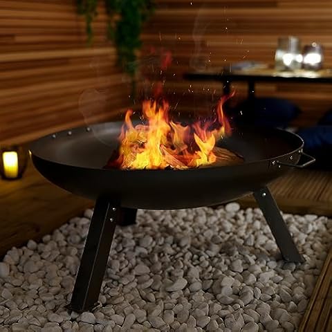 CHARLES BENTLEY Large Round Oil Fire Pit Cover
