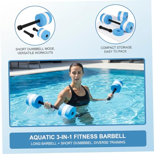 Pool Weights 2 en 1 Diseño seguro para niños de espuma EVA azul miniatura 2