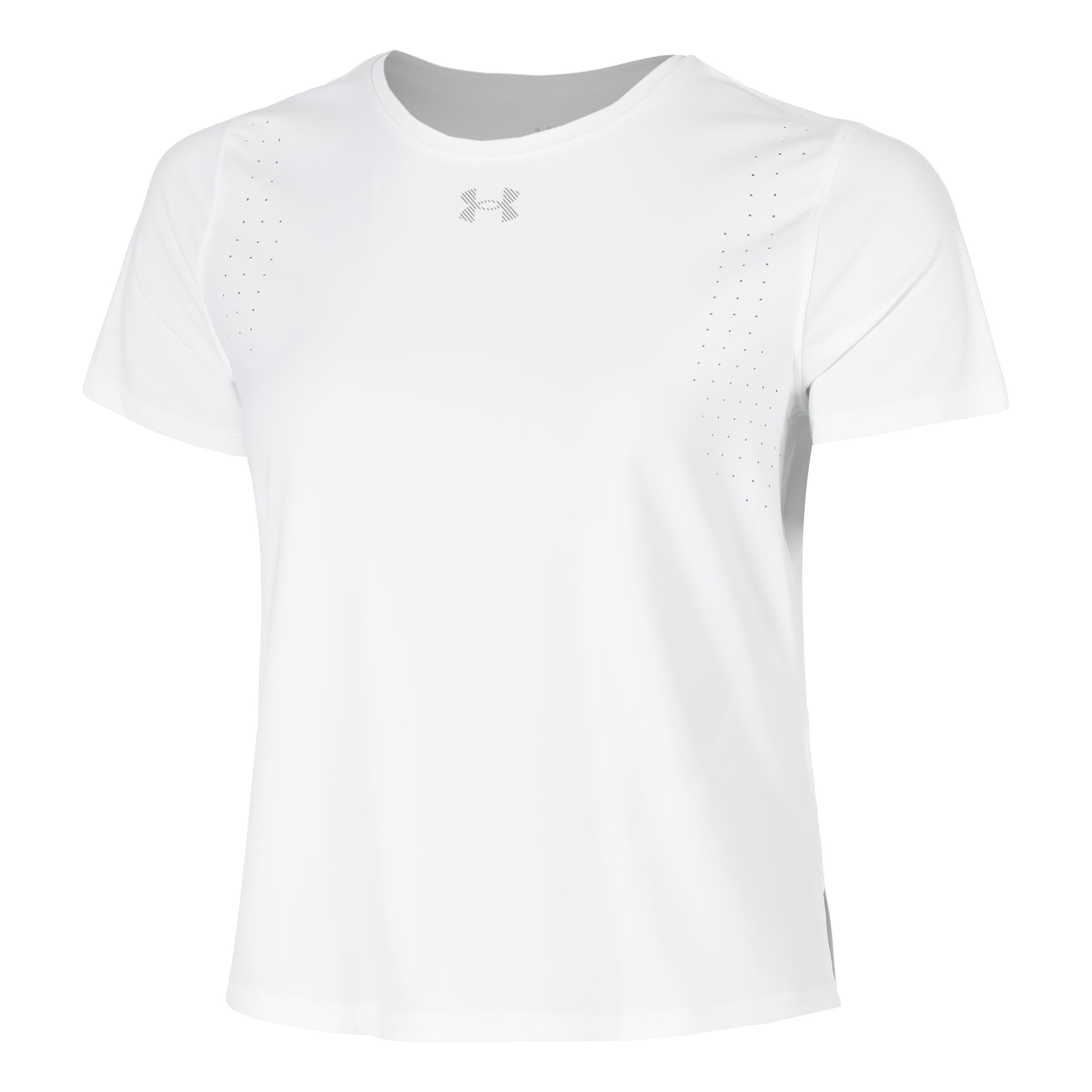 Under Armour Velociti Pro koszulka do biegania damska biała - White/Reflective S