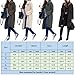 ZHENWEI Women's Winter Warm Open Front Fleece Fluffy Jacket Coat Outwear Brown-XL