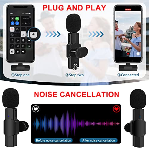 FBKBF Microfono Lavalier Wireless per iPhone, Mini...