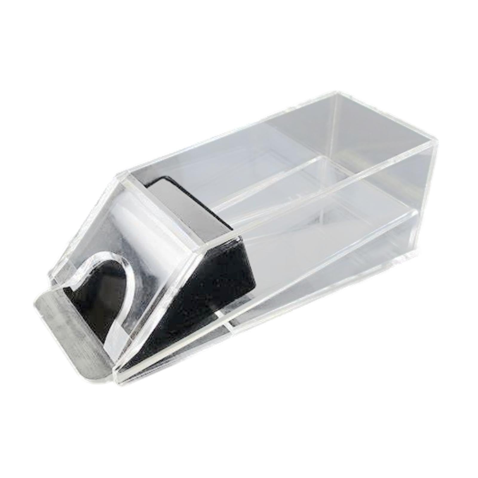 predolo Card Dealer Shoe Transparente Profesional de Cartas Dispensador de Bandeja Multifuncional Acrílico Robusto Borde Suave Adecuado para, Distribuidor de Cartas de 4 Mazos