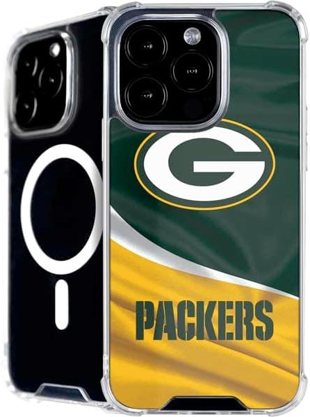 Skinit Phone Case Compatible with MagSafe iPhone 16 Pro - Officially Licensed NFL Green Bay Packers Design