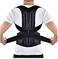 Corretor Postural Lombar Masculino e Feminino com Ímãs em Neoprene Ajustável (XG - para circunferência abdominal de 110 a 125 cm)