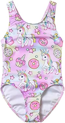 Girls Bathing Suits Unicorn Mermaid Swimsuits One