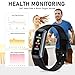 Bakoor Fitness Tracker, Blood Pressure Watch with 24/7 Heart Rate, 1.10