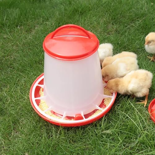 Comedero para gallinas extraíble que evita el desperdicio de comida 5