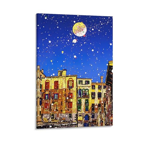 ��؉p�l�̍�i �s�����^�́t �A�[�g �|�X�^�[ �z�[������ �p�l�� �ǃA�[�g ����Ǌ|�� �G�� �ŉ� �|�p��i �C���e���A16x24inch(40x60cm)