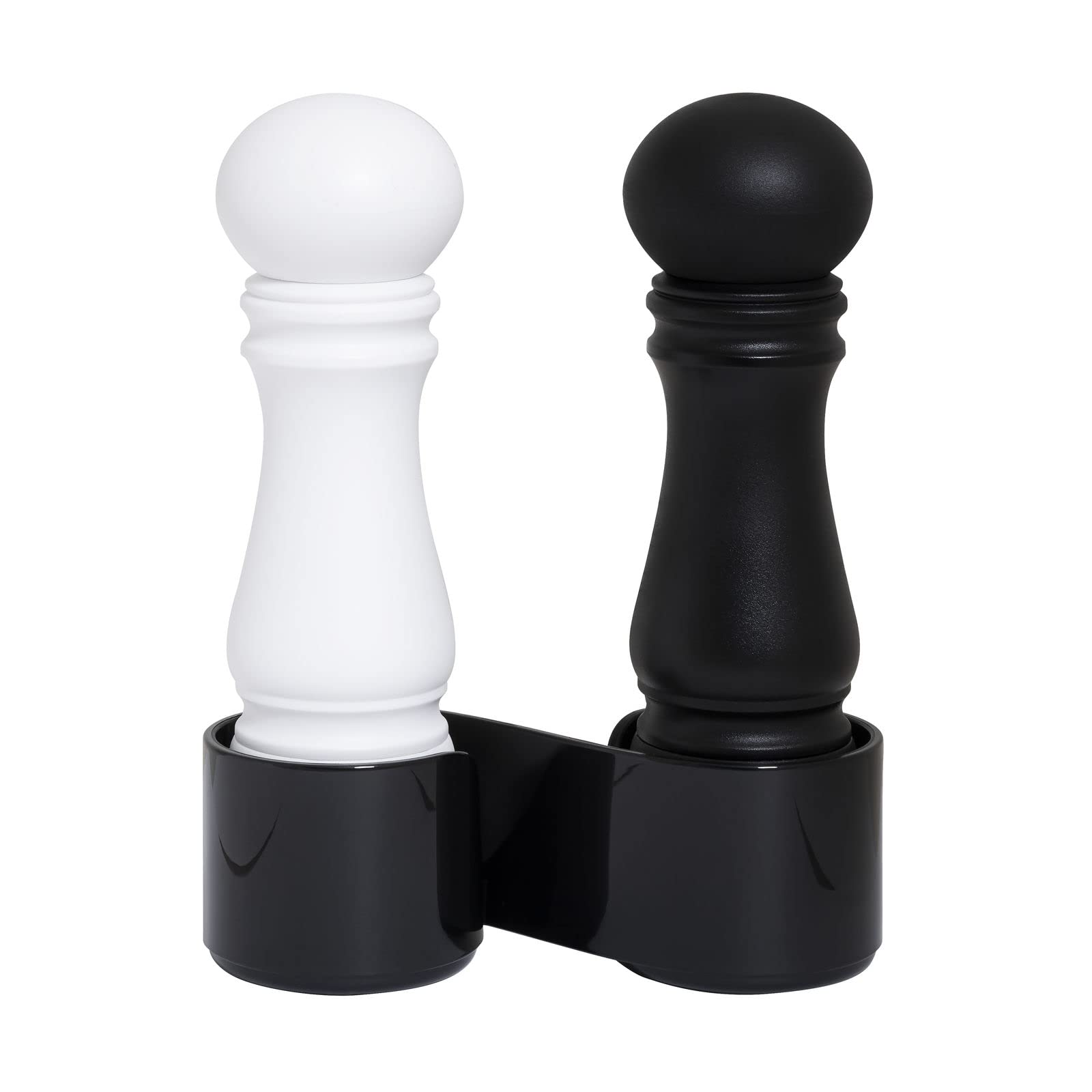 CrushGrind - the original ceramic mechanism060080-4002 Spice Mill, Plastic, Black and White