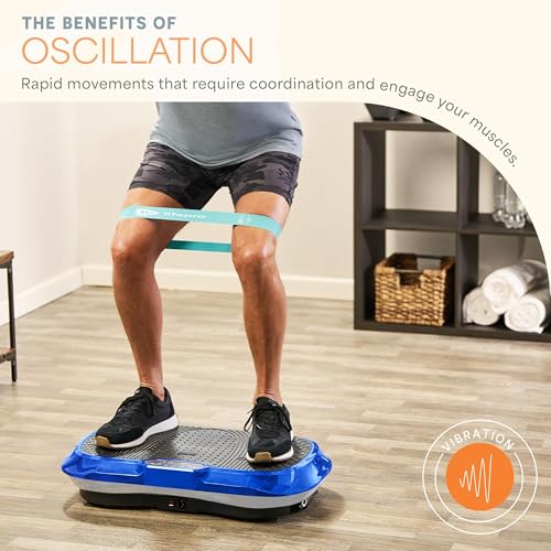 Lifepro Waver Vibration Plate Exercise Machine for Lymphatic Drainage, Muscle Activation, Full-Body Workout Vibrating Platform with Loop Bands, Fitness Equipment for Strength Toning & Fat Loss - Image 5