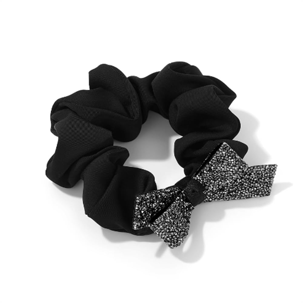 Elastici Per Capelli Da Donna Fasce for capelli con fiocco nero da donna