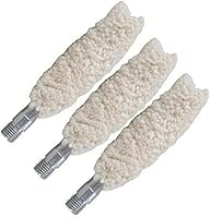 Vista 2 de Tipton Mopa de Ánima Paquete de 3 con Roscas 8-32, Construcción de Algodón para Aplicar Aceite de Arma, Solvente, Limpieza de Ánima, Mantenimiento