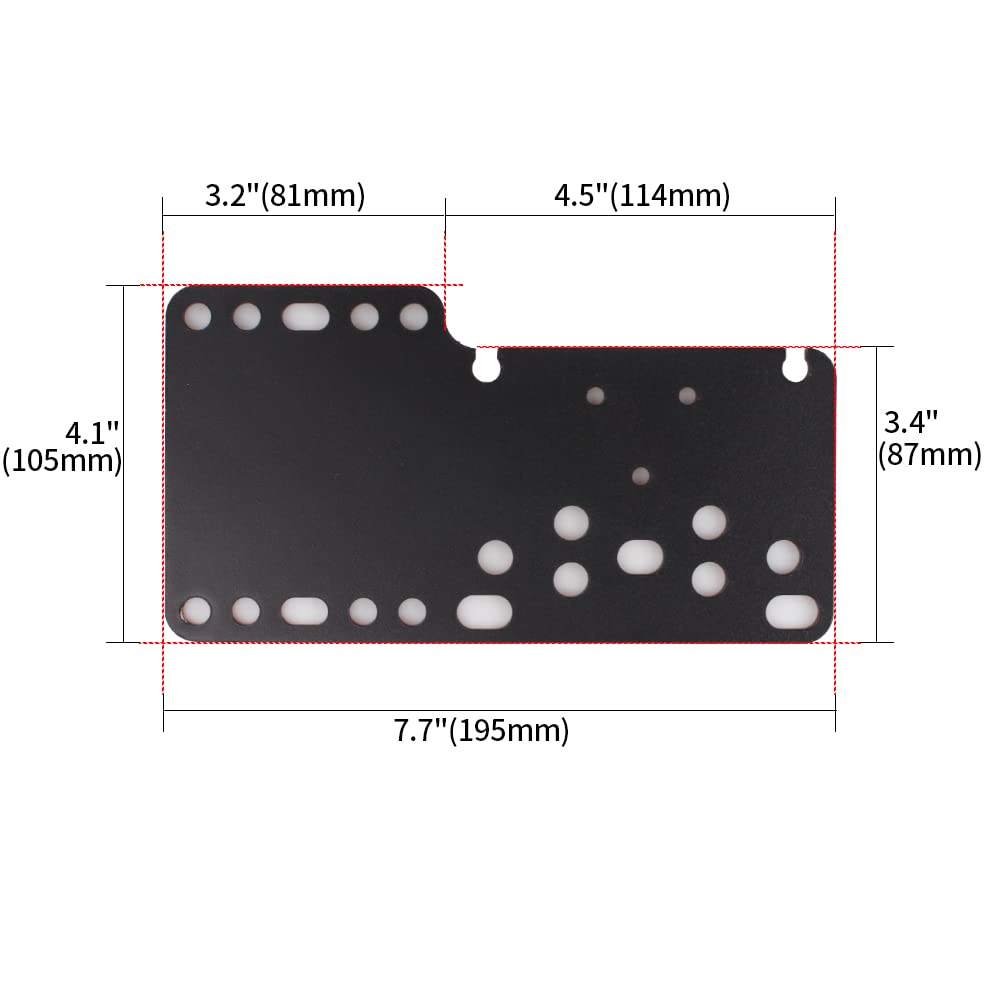 muge racing PC USB Handbrake Plate For SIM Racing Games Logitech G27 G25 G29 T500 T300(ONLY Plate)