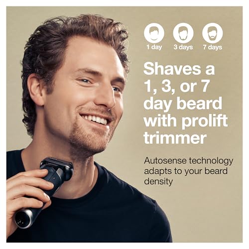 Image of Braun Series 9 Pro 9487cc Electric Razor for Men, Wet & Dry, Rechargeable, Electric Shaver with Clean & Charge Station and ProCare Attachment, Holiday Gifts for Men