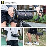 ROCKBROS Lenkertasche Fahrradtasche 2,1L – Fahrradlenker Tasche für MTB, Rennrad, Gravel & E-Bike, Leichte & Robuste Bikepacking Tasche mit Schultergurt für Outdoor & Pendeln