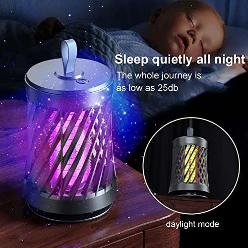 Bug Zapper Indoor, Electric Bug Zapper Outdoor, 2 In 1 Mosquito Zapper, Powerful Mosquito Trap, Fly Zapper Indoor With Purple Lights Fly Killer For Home, Garden, Patio #TOP5