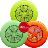 Discraft Ultimate Disc Bundle - Set of 3 175g Ultra Stars (Orange - Yellow - Glow)