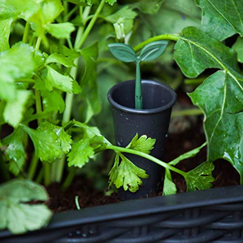 Foto von Keter Easy Grow modernes Hochbeet, grau, inkl. Bewässerungssystem, Rattanoptik, passend für Balkon, Terrasse oder Garten