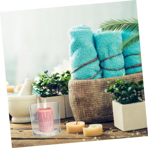 Cubierta de vidrio para velas resistente que no se deforma para proyectos DIY 4