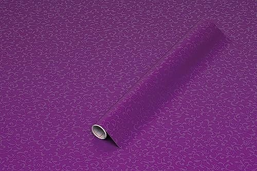 d-c-fix Möbel-Klebefolie Sonja Purple Blumen-Muster 45 cm x 1,5 m -...