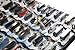 Mascar Displays Pro Black Wall Mounted Die Cast Display Case for 1/64 Scale Cars Lightweight Holds 48-50 Sealed Hot Wheels or Matchbox Cars Storage Organizer Shelf w/ Protective dust Cover