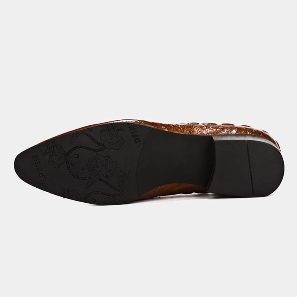 AD-BCrbgen Mocassins Noirs For Hommes, Chaussures Habillées