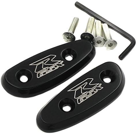 SMT-Mirror Block Off Base Plates Compatible With SUZUK Gsxr 600 750 1000 Gsx-R 2001-2004 Black [B00RNIVKHE]