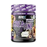 ERIX Nutrición Creatina Creapure en Polvo, 300g, Suplemento Deportivo Micronizado para Aumento de Fuerza, Rendimiento y Masa Muscular (Tropical)