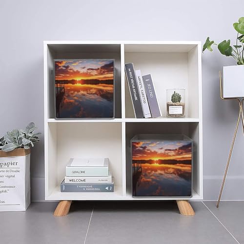 Boîtes de rangement pliables pour étagères dressing et armoire de linge