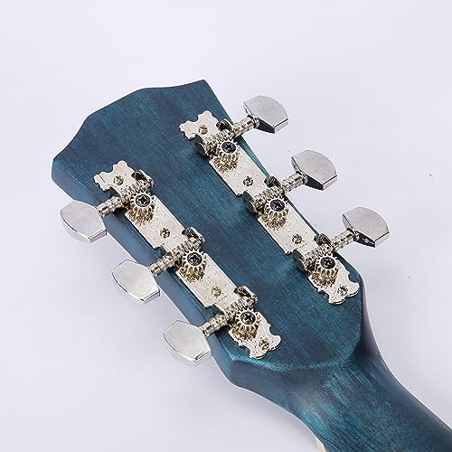 Image of I-280 38 Inch Blue Spruce Cutaway Acoustic Guitar with Dual Action Truss Rod