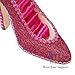 WE Sparkly High Heel shoe Ring Holder Fashion Jewelry Display Birtyday Gift Fuchsia