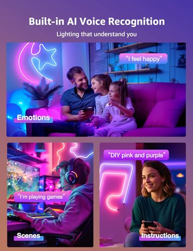 Lepro Bundle – 2 Items: Tira LED Bicolor Ajustable 16.4ft miniatura 6