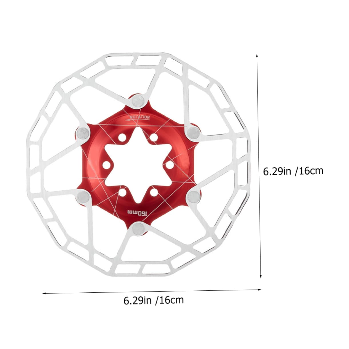 VANZACK Floating Brake Disc Lightweight Mountain Bike Disc Rotor with Enhanced Hollow Design for Optimal Friction and Drainage Essential Bike Brake Parts