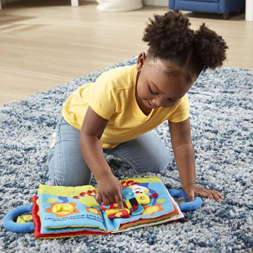 Melissa & Doug K's Kids Pull-Back Vehicle Set & K’s Kids My First Activity Book 8-Page Soft Book For Babies And Toddlers - Early Learning Developmental Plush Soft Activity Book #TOP6