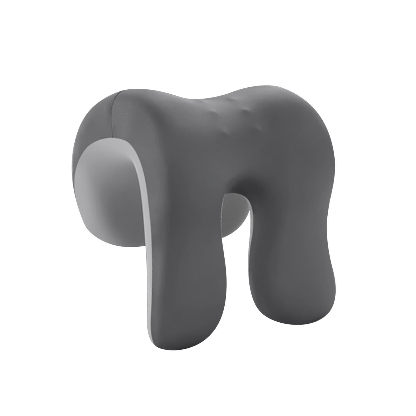 Quilstm Dark And Light Gray Student Desk Headrest Neck Support Pillow Suited For Napping During Long Study Hours Lunch Break Sleeping Pillow Student Desk Headrest Breathable 25 X18 X28 Cm