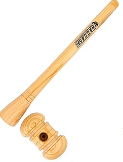 Bat Mallet & Bat Grip Cone 2 in one in ash Wood by naqqashÂ sports