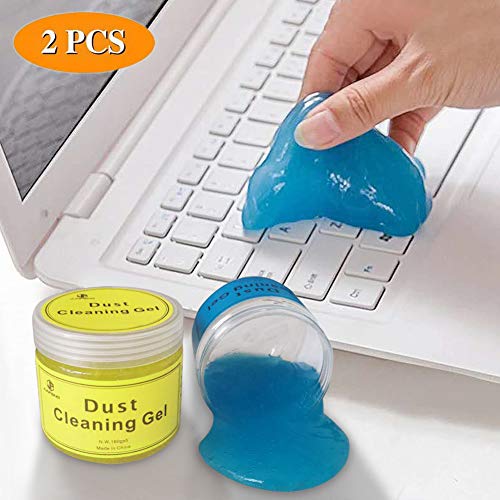 Keyboard Cleaner Gel.for Car Vents,PC Tablet Laptop,Crawling Mat,Cameras, Printers, Calculators,360G (Packs)