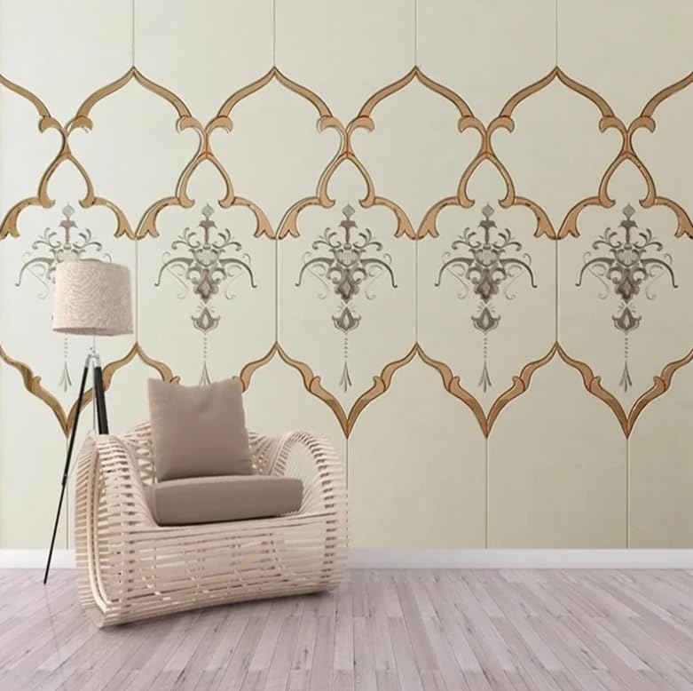 Papier peint photo mural européen souple 350x256 cm pour salon et chambre