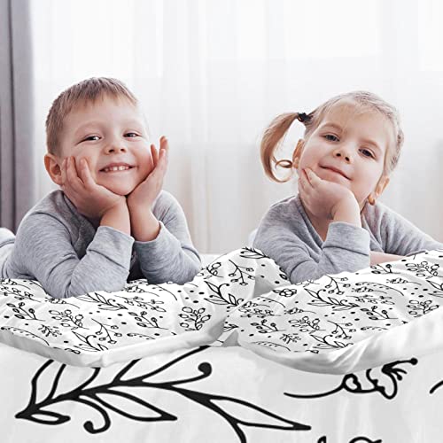 Parure de lit douce fleurs sauvages pour lit double anti-stress nocturne
