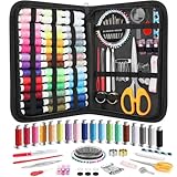 Coquimbo Nähset mit Nähzubehör, Nähzeug Geschenke für Mama Anfänger Reisende, Nähset Grundausstattung Sewing Kit für Hause Reise Camping & Notnähen mit 42 Spulen Faden