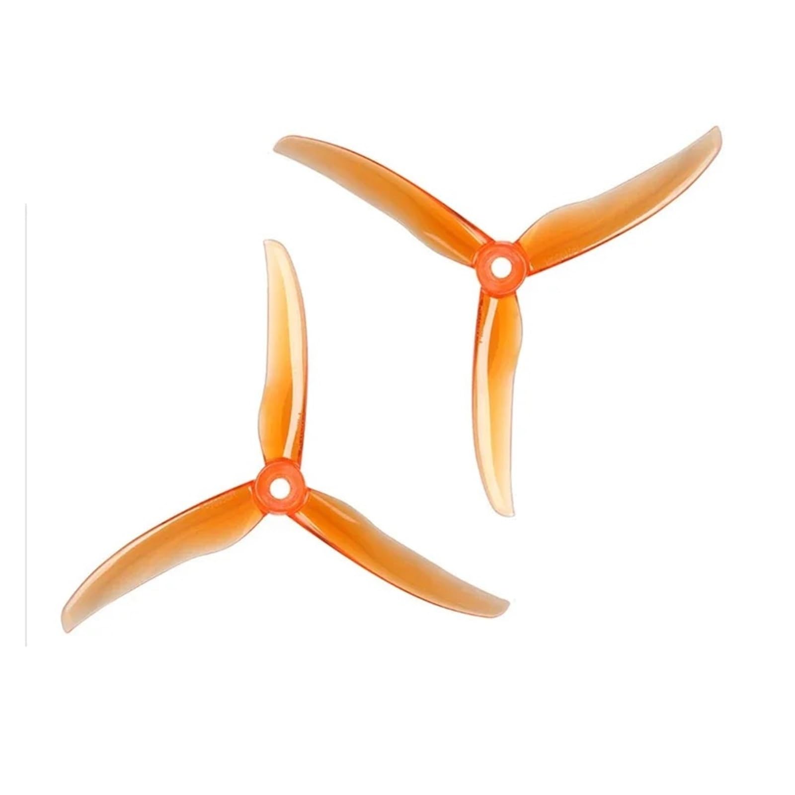 5,1 x 4,3 x 3 5 pulgadas FPV Tri-Blade Racing Hélices CW CCW 2 pares (2 pares azules)