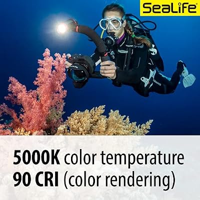 Sea Dragon 2500F Underwater Photo-Video Scuba Diving Light, Bright and Powerful, Brilliant Colors, Wide Beam Angle, 2500 Lumen COB LED, for All Cameras and Housings (SL671)