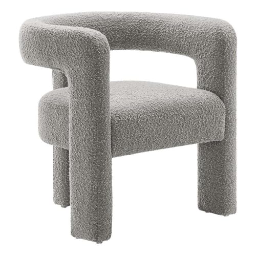 Sillón Boucle Gris Claro