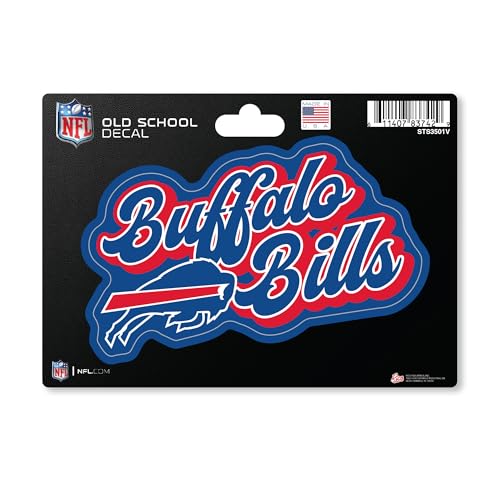 Rico Industries NFL Football Buffalo Bills Vintage Look 4 X 6 Decal
